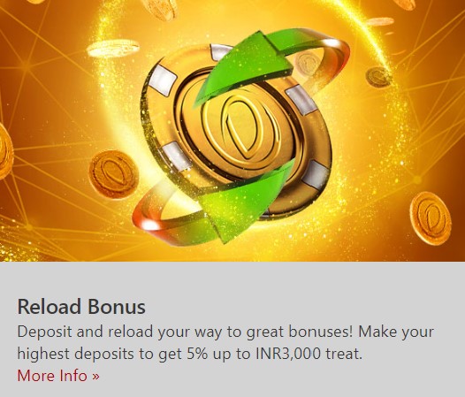 Dafabet reload bonus