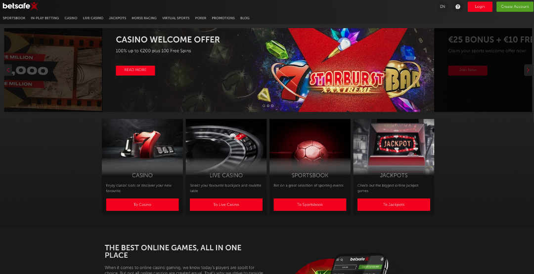 Welcome Bonus Betsafe