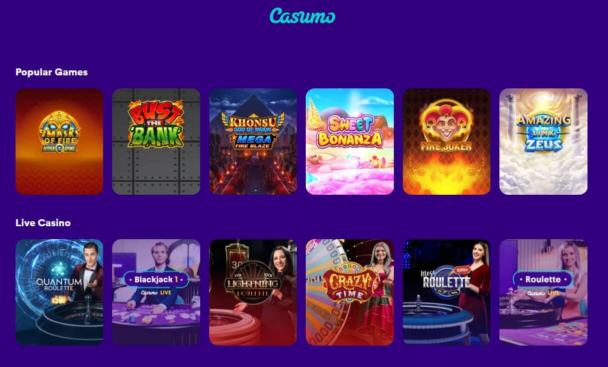 Live Casino Casumo India