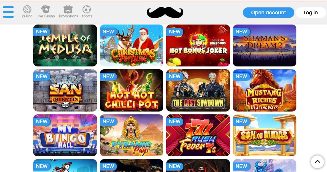 Mr Play online casino games