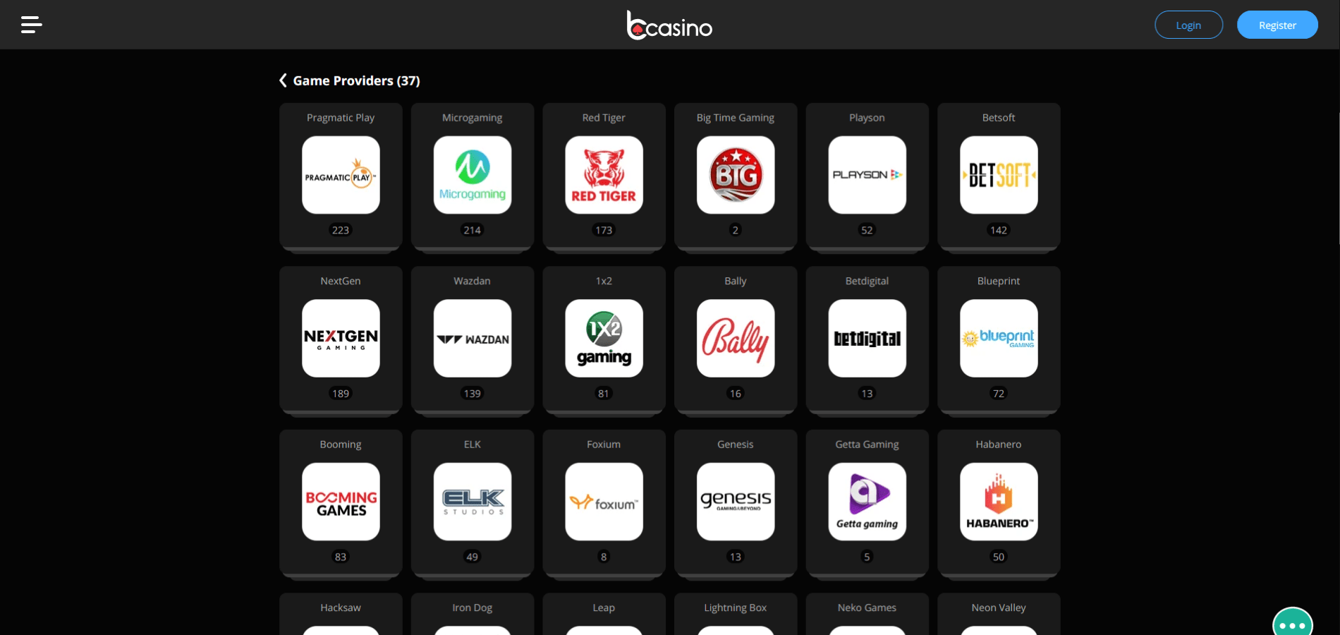 bCasino India online casino game operators